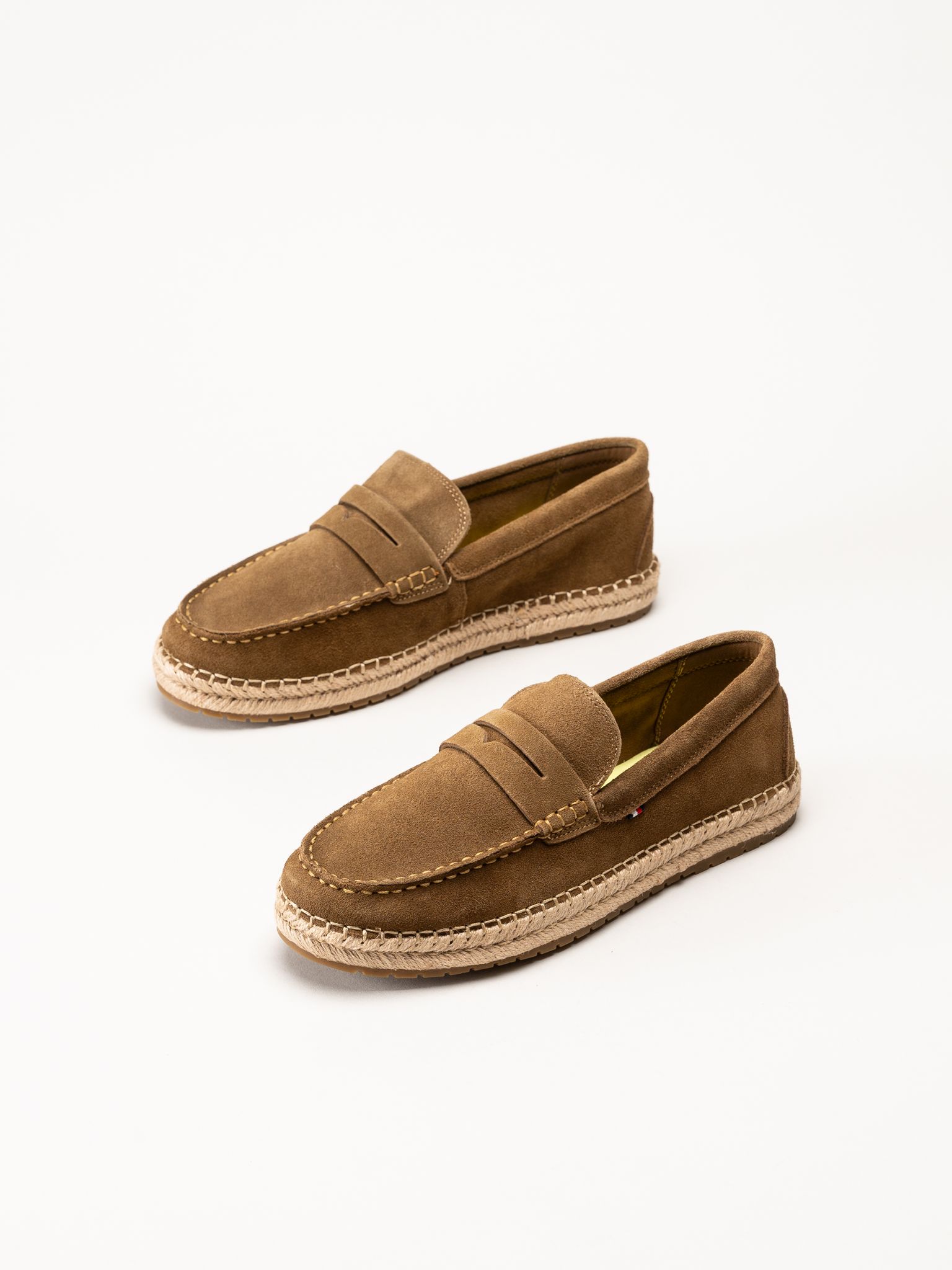 Tommy Hilfiger - Flexible Hilfiger Espadrille - Bruna espadrillos i mocka