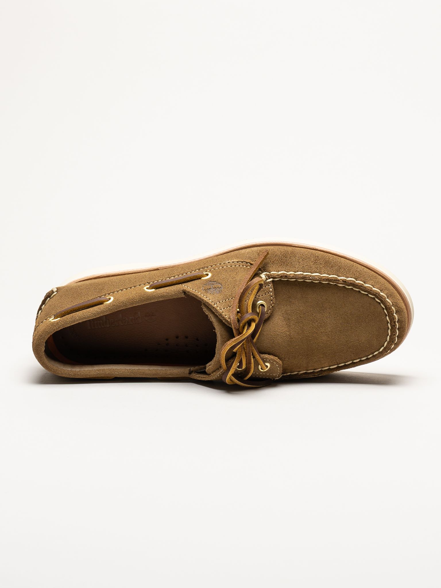 Timberland - Crafted 2 Eye - Ljusbruna seglarskor i mocka