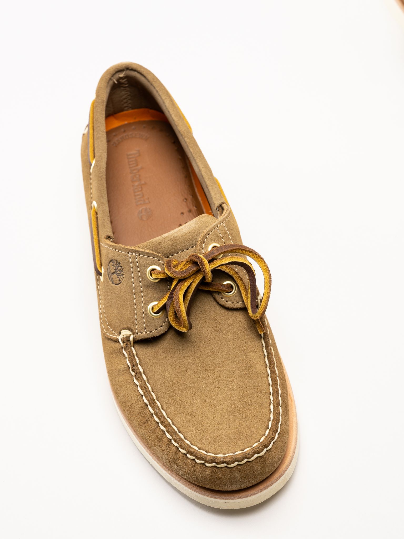 Timberland - Crafted 2 Eye - Ljusbruna seglarskor i mocka