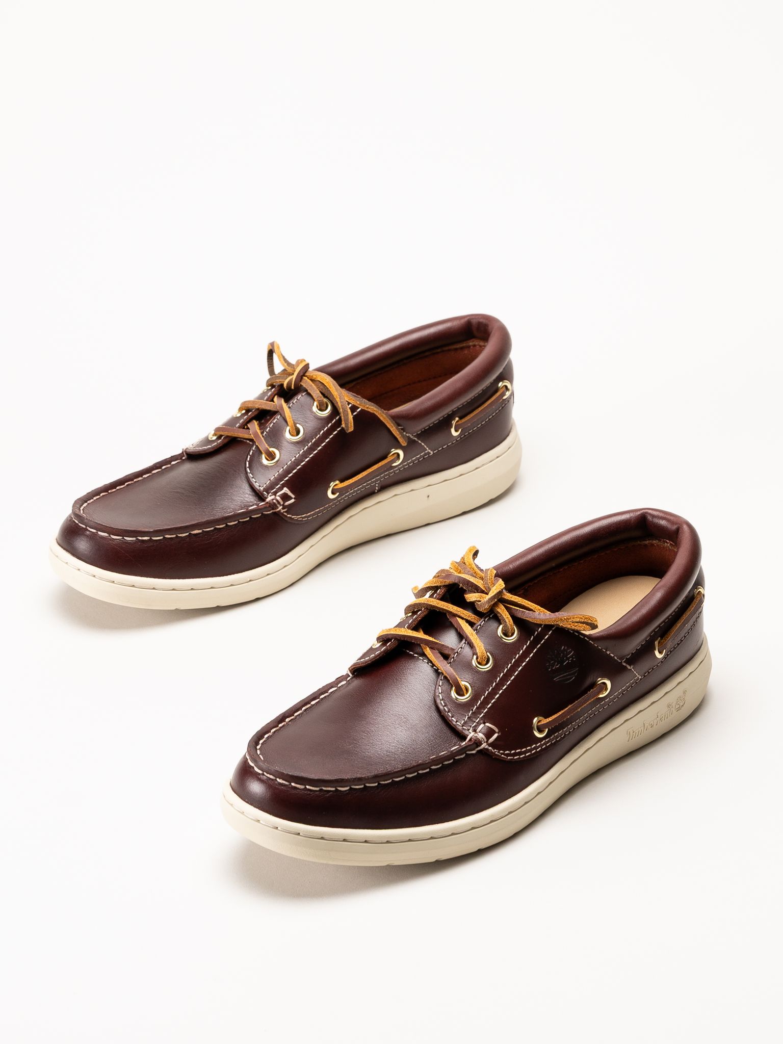 Timberland - Portofino Pier - Mörkbruna seglarskor i skinn