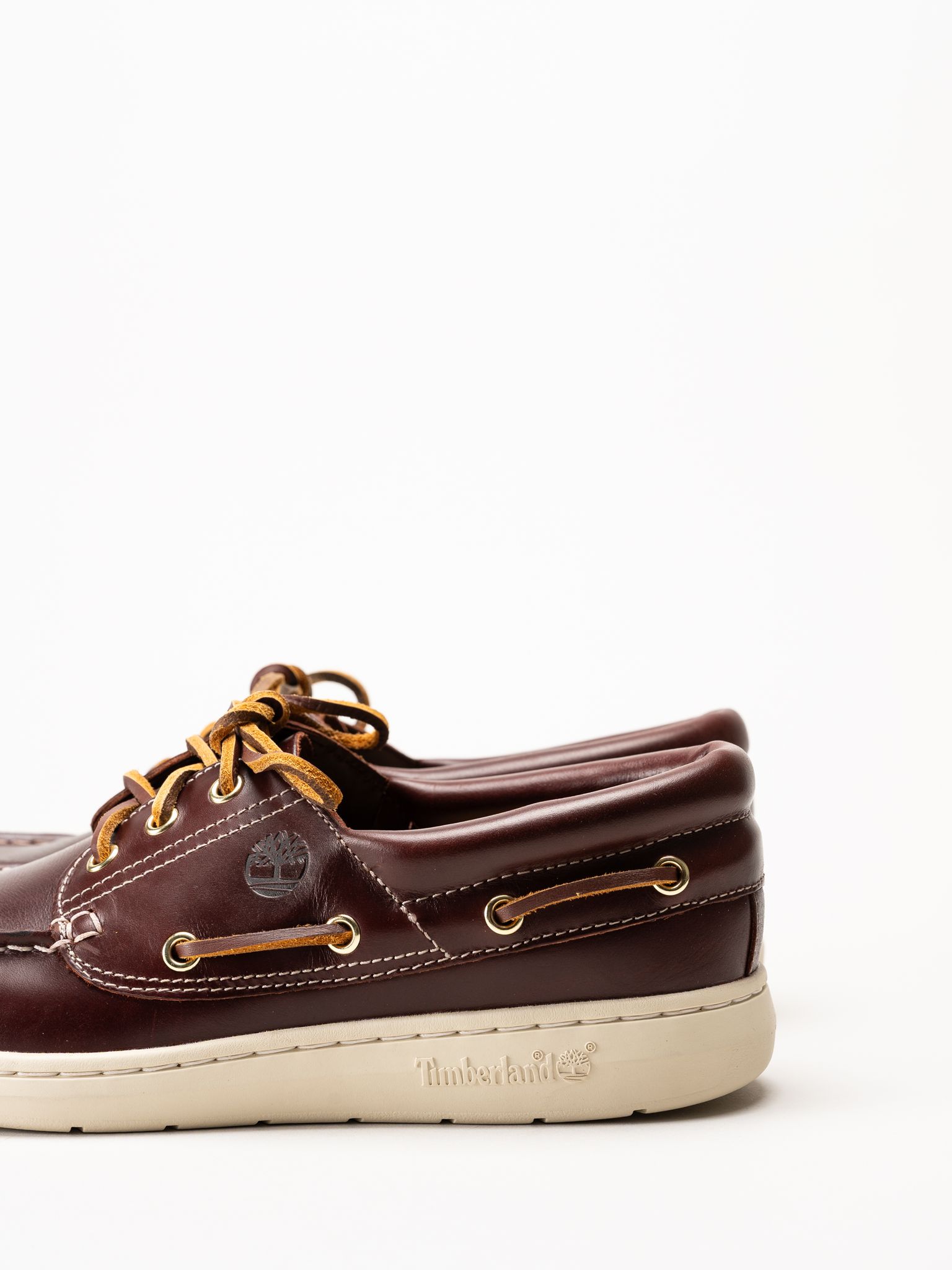 Timberland - Portofino Pier - Mörkbruna seglarskor i skinn