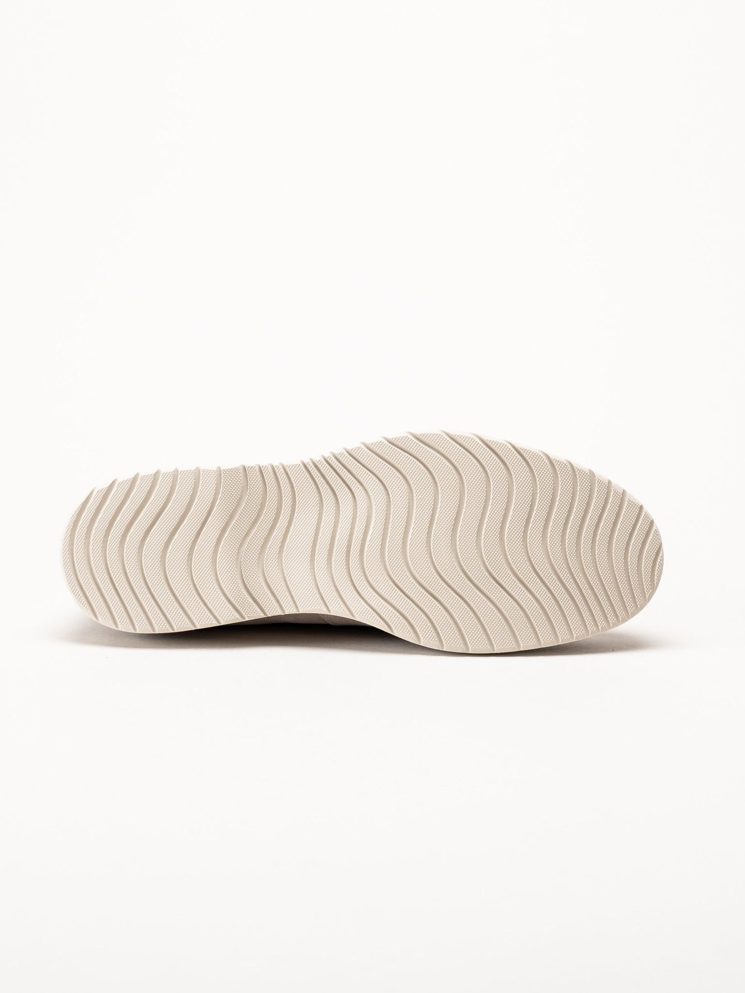 Tamaris - Beige seglarskor i mocka