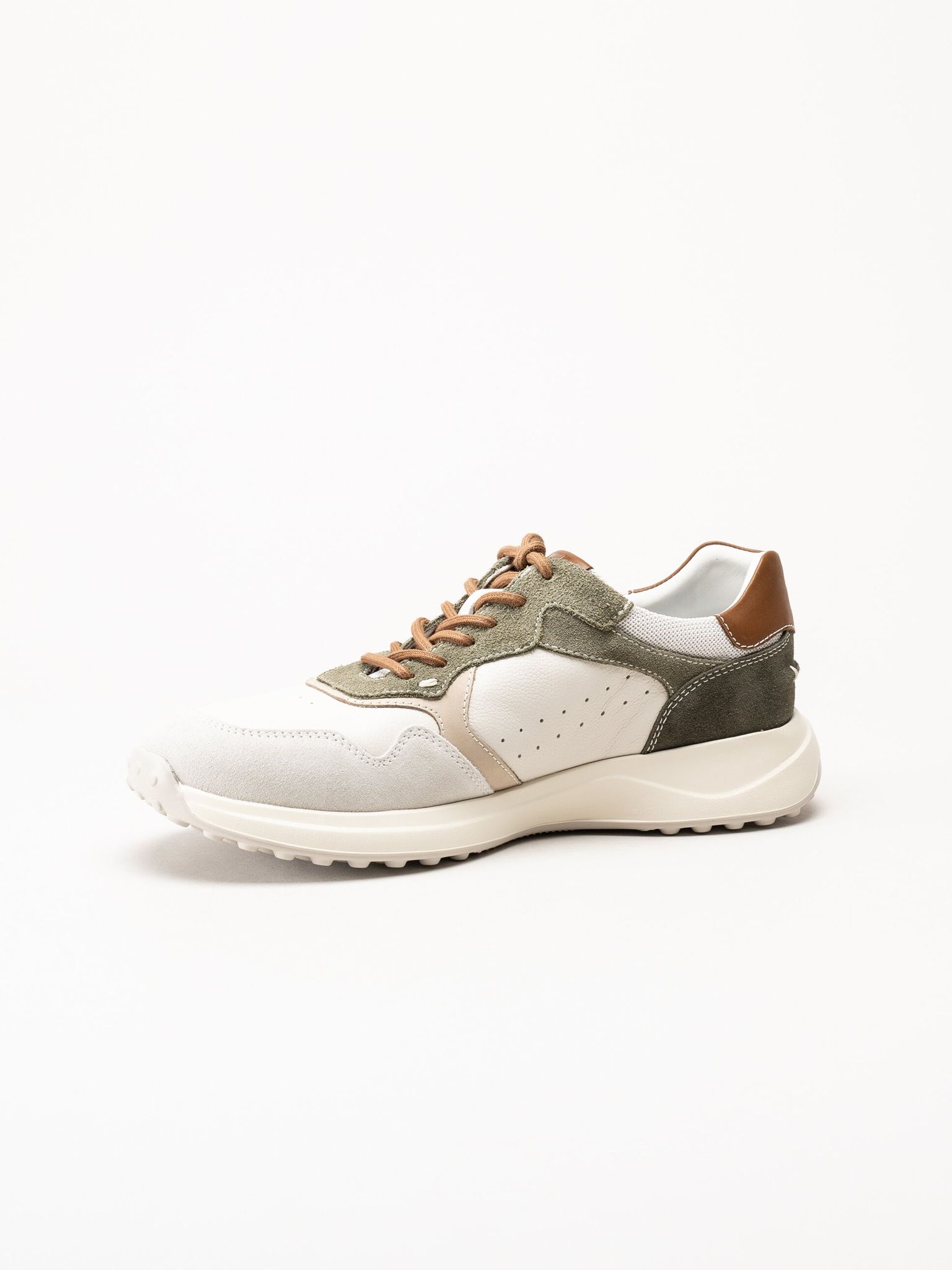 Tamaris - Beige sneakers i mocka