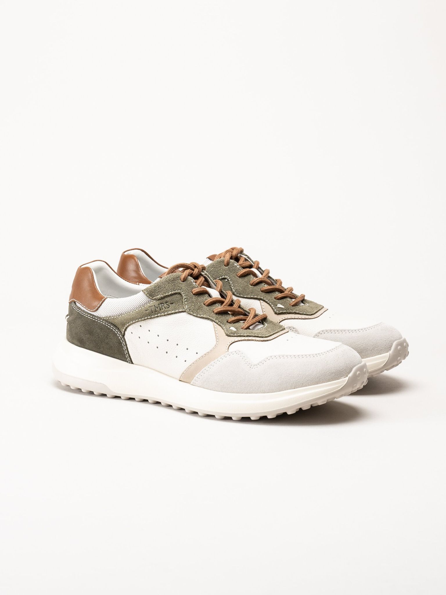 Tamaris - Beige sneakers i mocka
