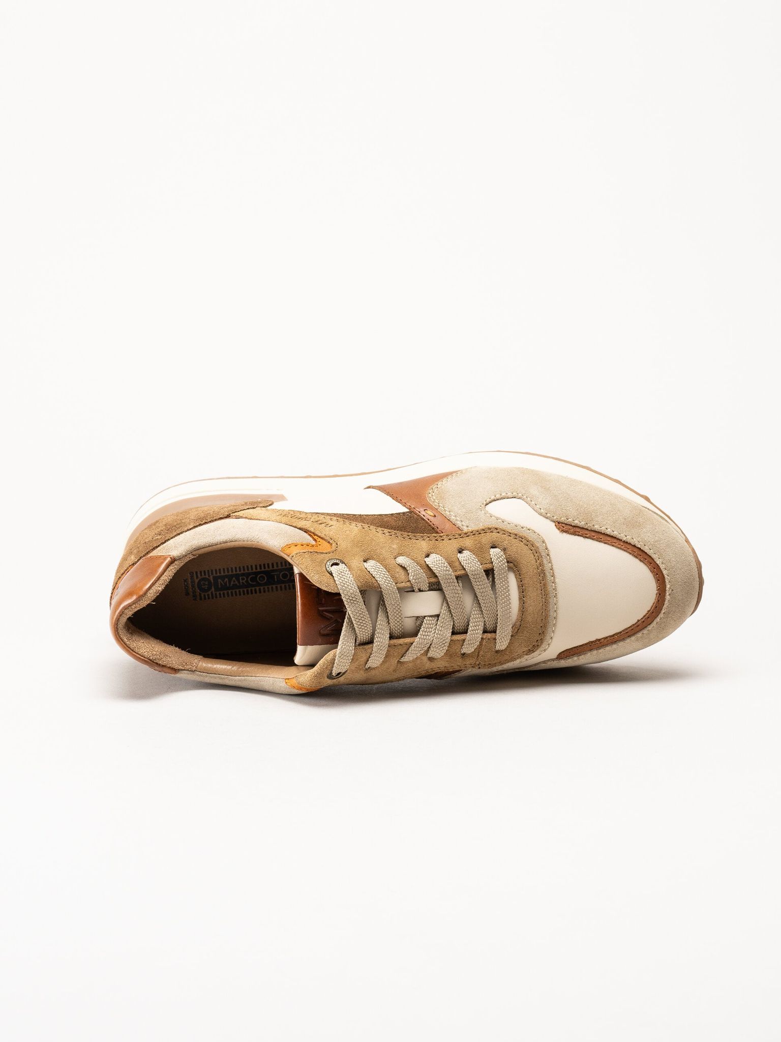 Marco Tozzi - Bruna sneakers i mocka