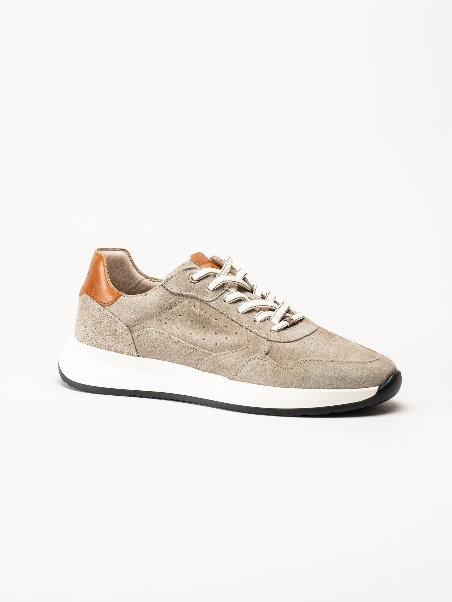 Ambitious - Beige sneakers i mocka
