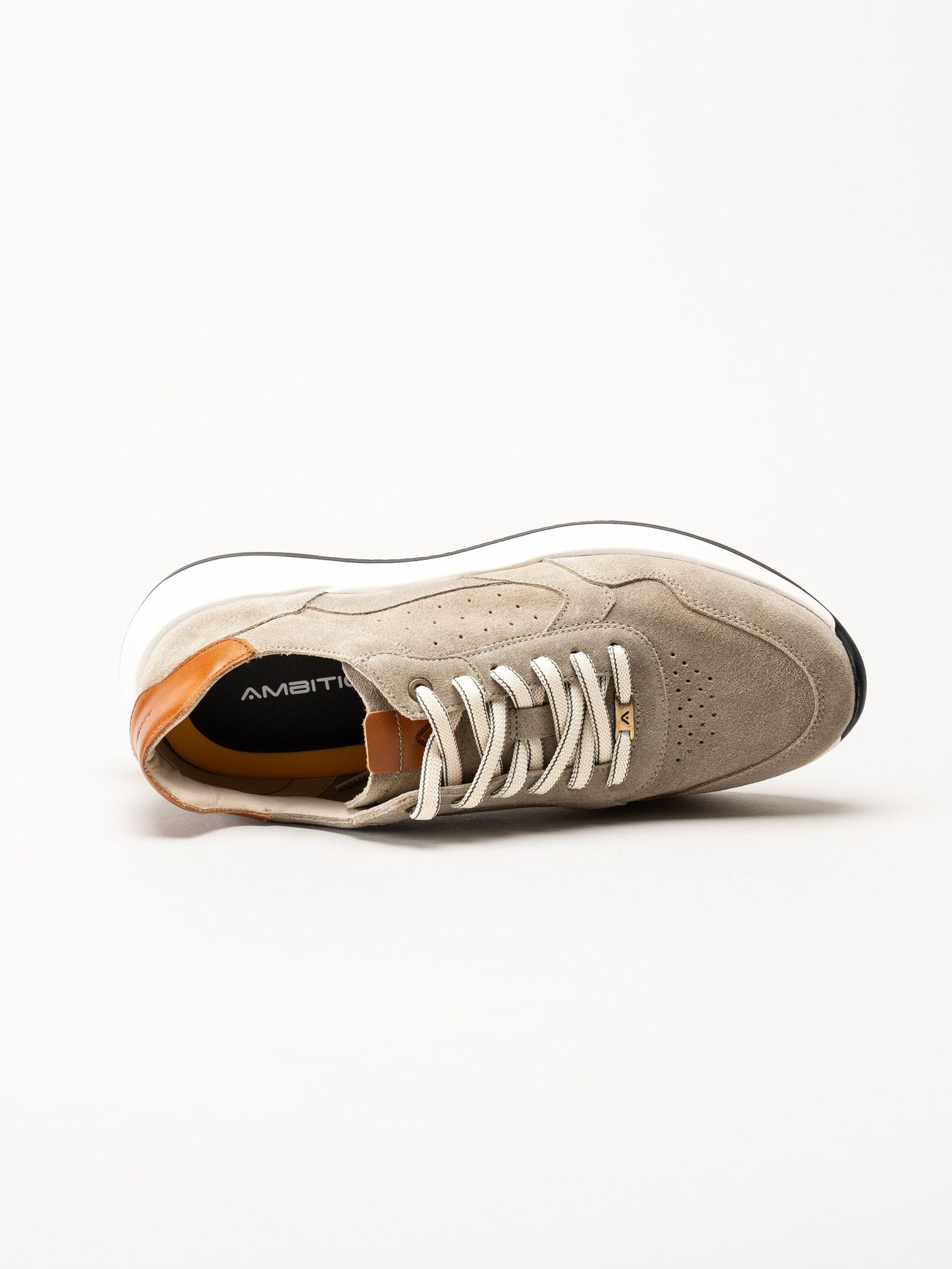 Ambitious - Beige sneakers i mocka