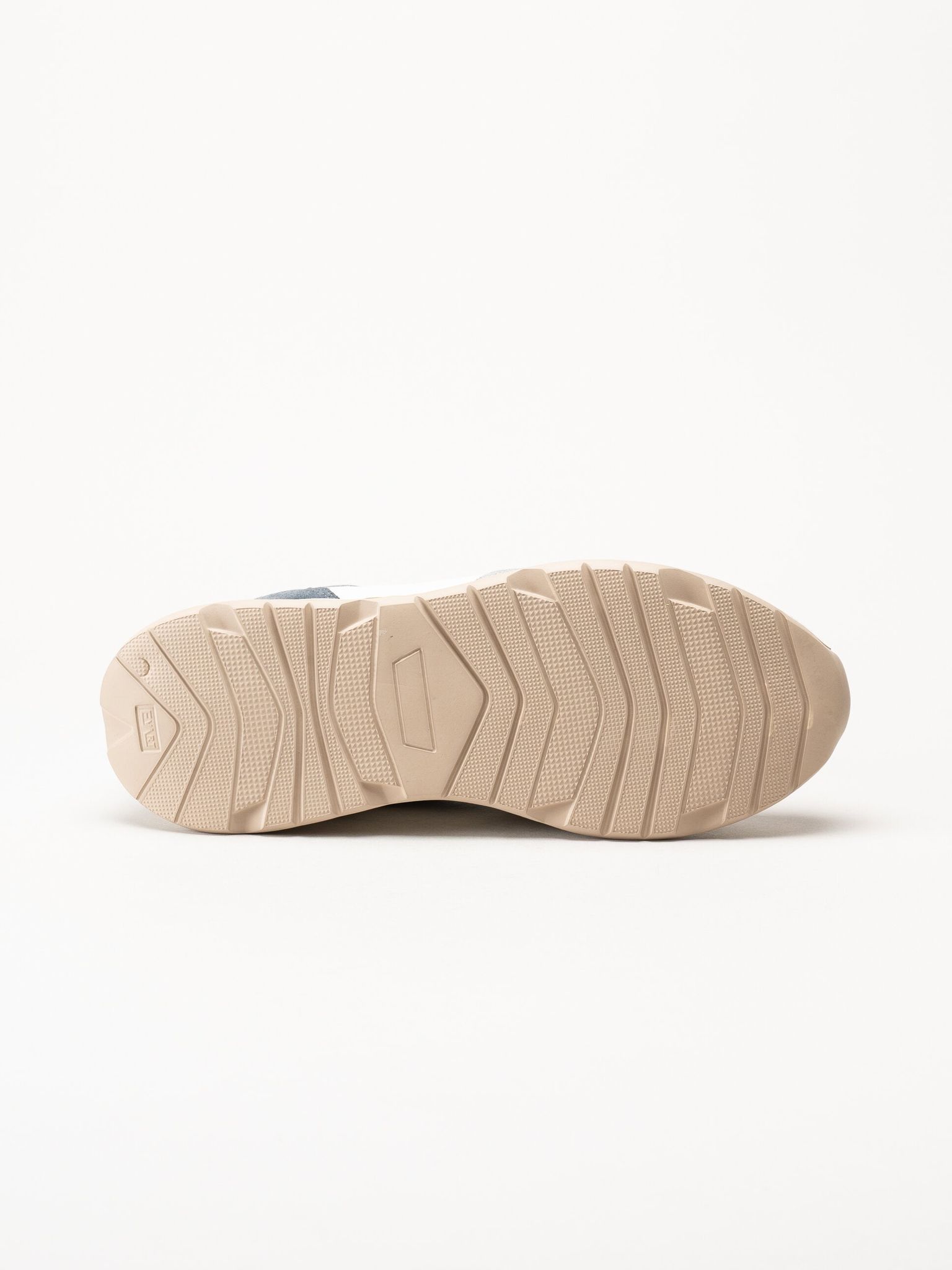 Ambitious - Gråblå sneakers i skinn och mocka
