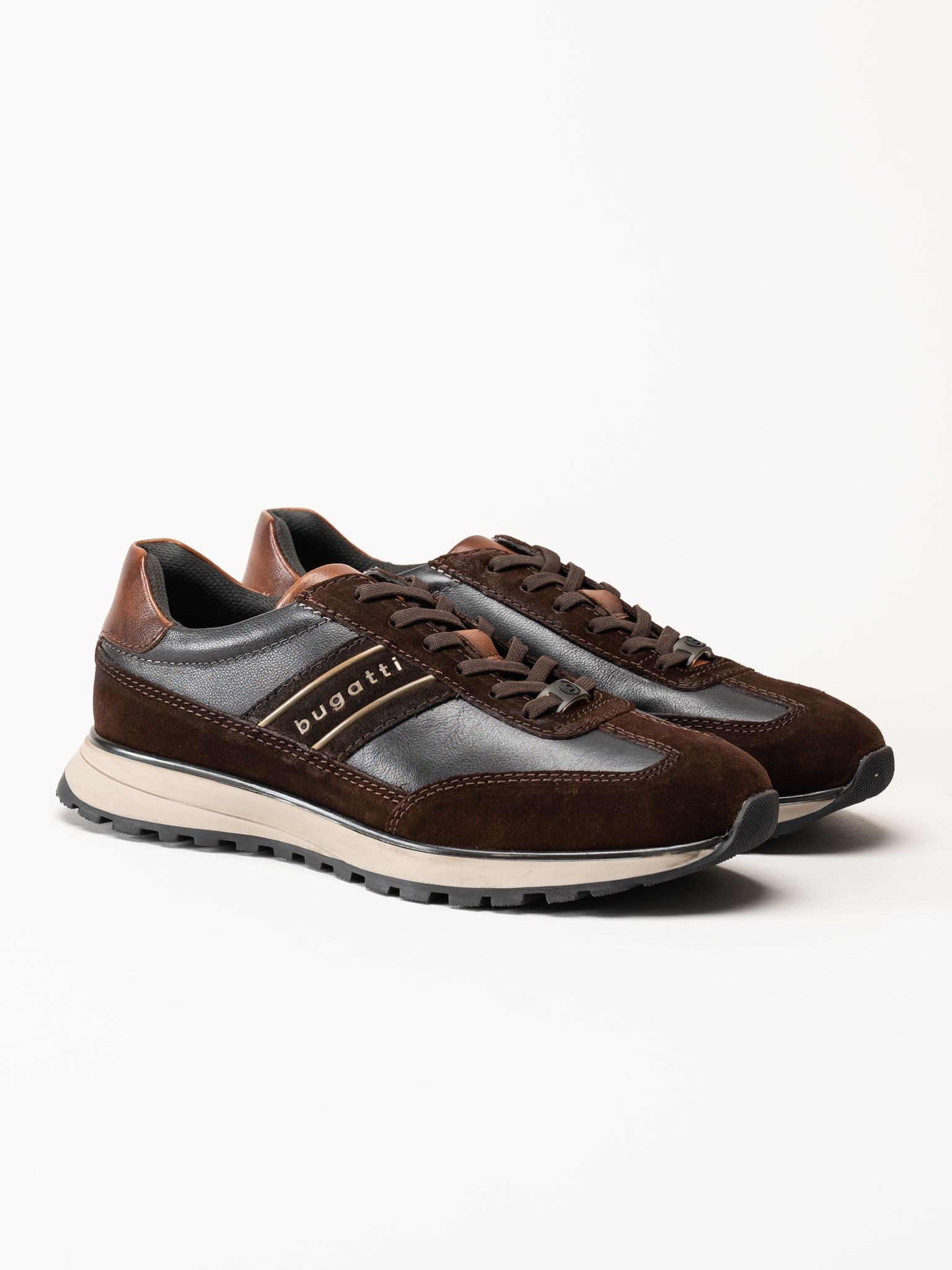 Bugatti - Timon - Mörkbruna sneakers