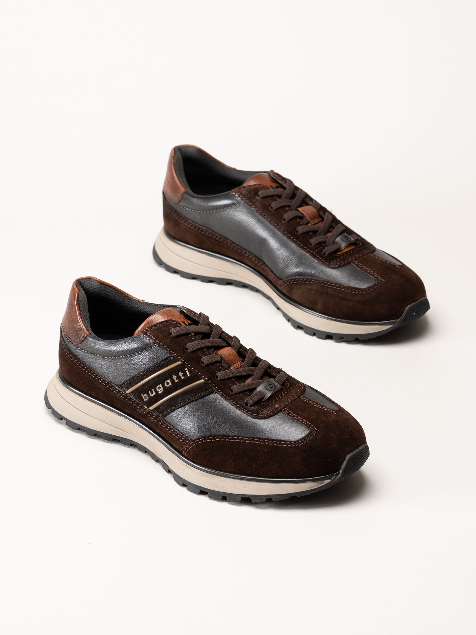 Bugatti - Timon - Mörkbruna sneakers