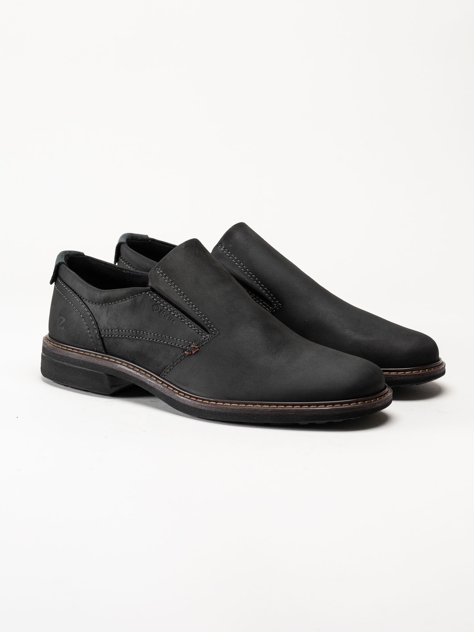 Ecco - Turn - Svarta slip on skor