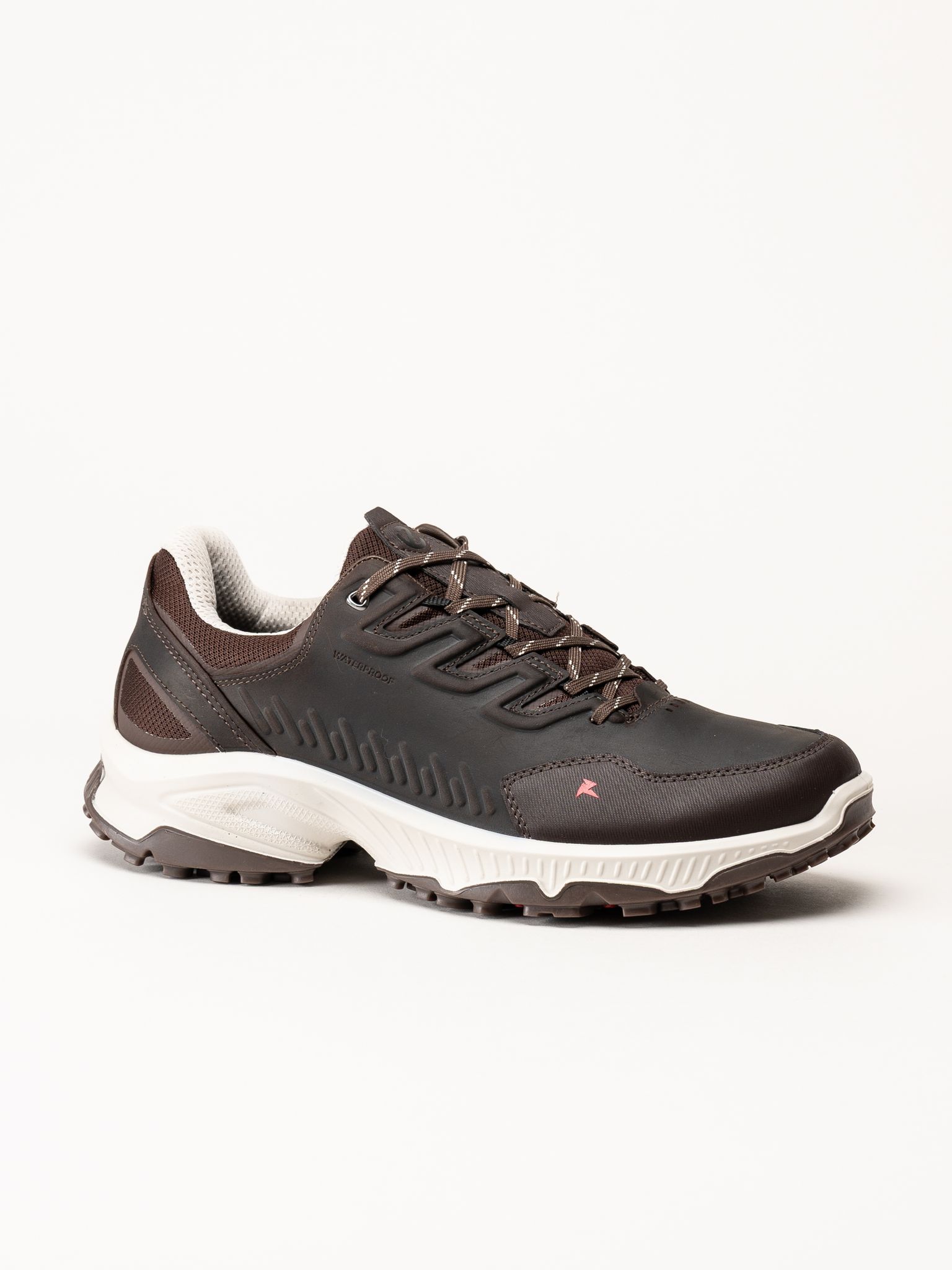 Ecco - Receptor - Mörkbruna sneakers