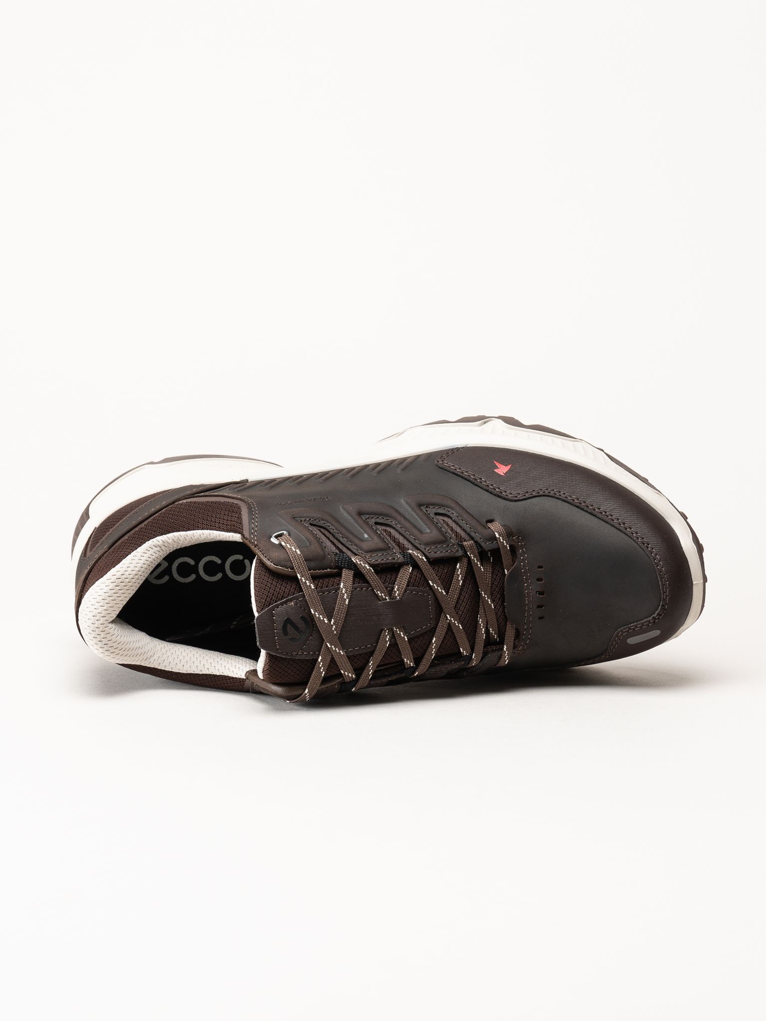 Ecco - Receptor - Mörkbruna sneakers