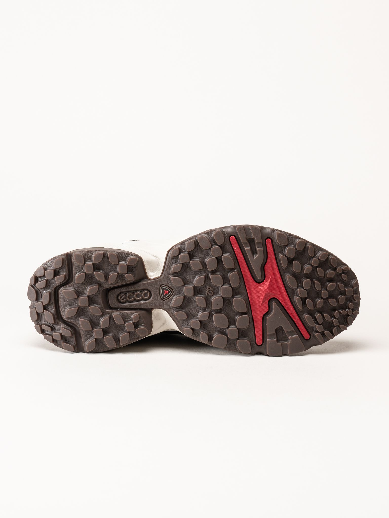 Ecco - Receptor - Mörkbruna sneakers