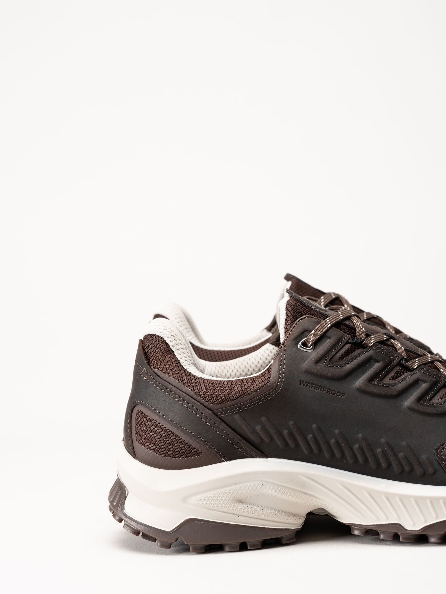 Ecco - Receptor - Mörkbruna sneakers