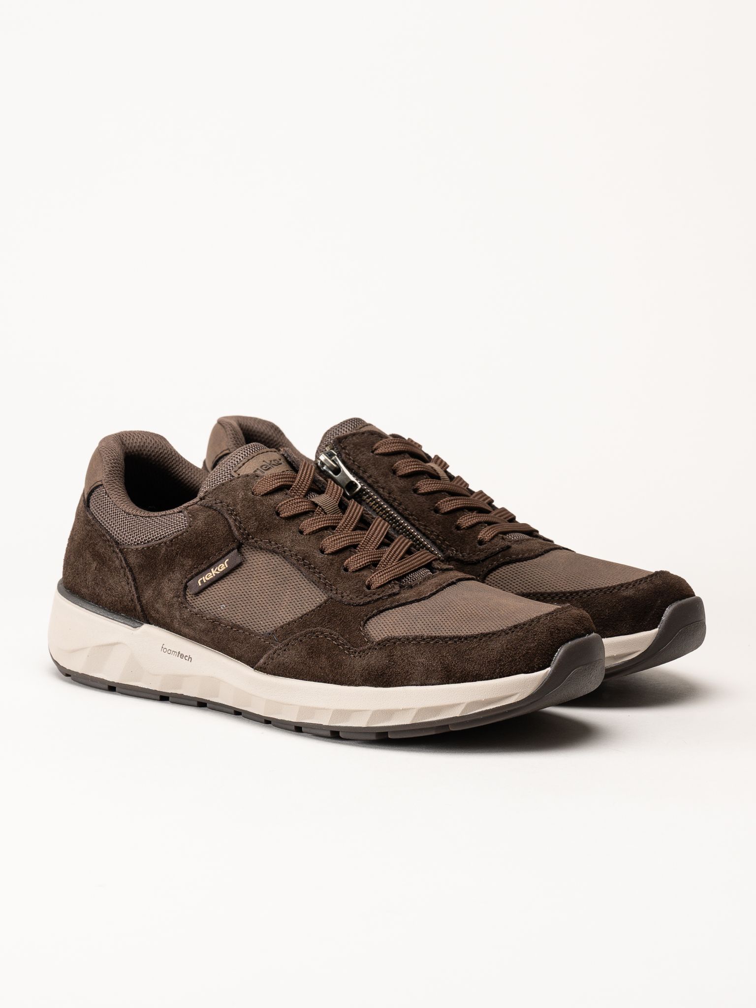 Rieker - Mörkbruna sneakers