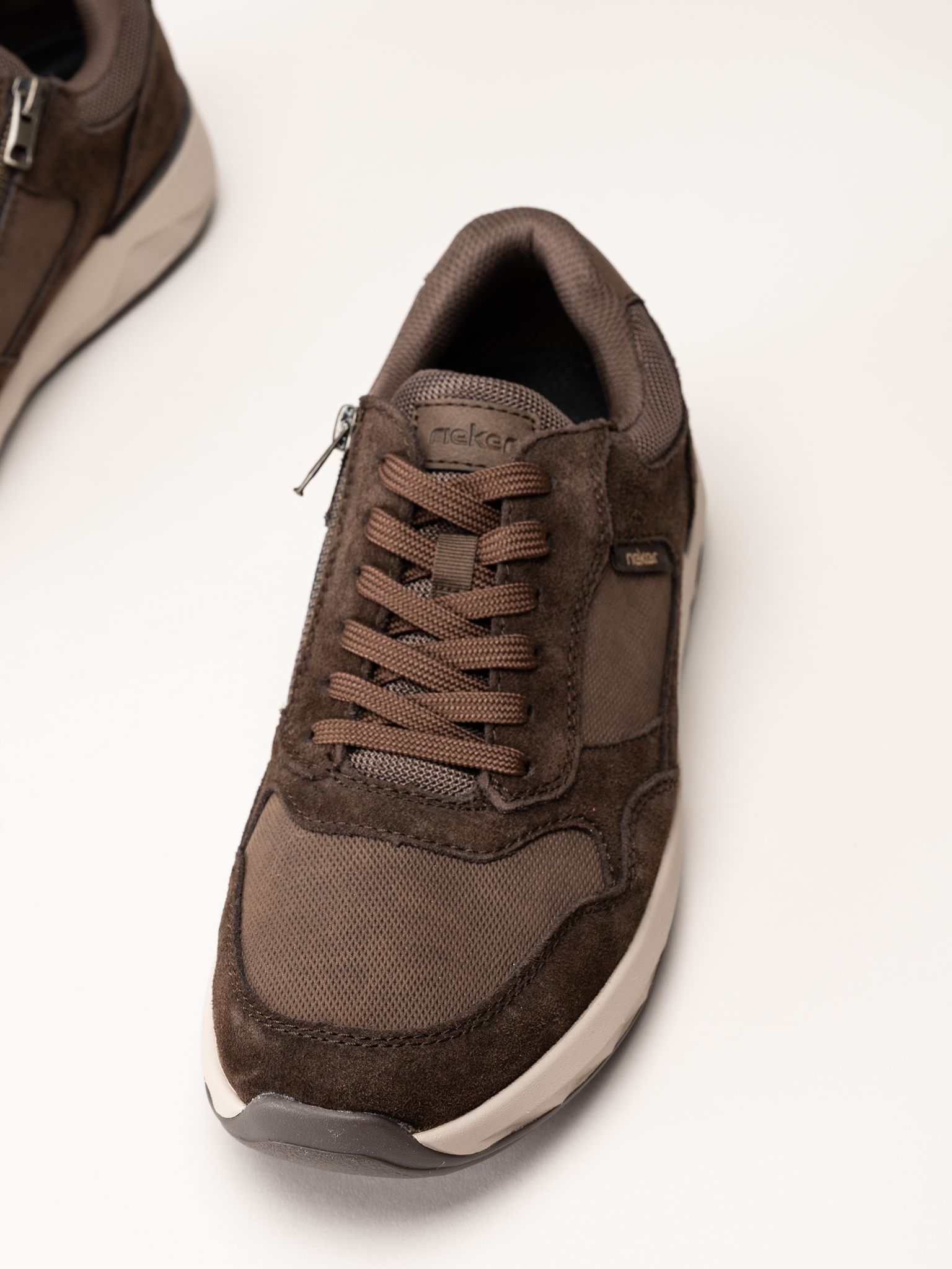 Rieker - Mörkbruna sneakers