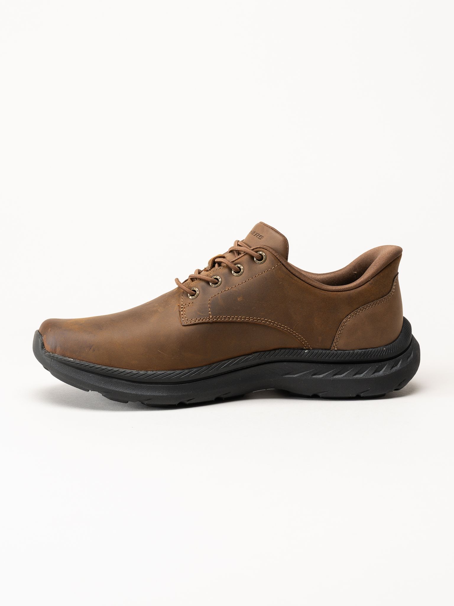 Skechers - Pollard Colt - Mörkbruna snörskor