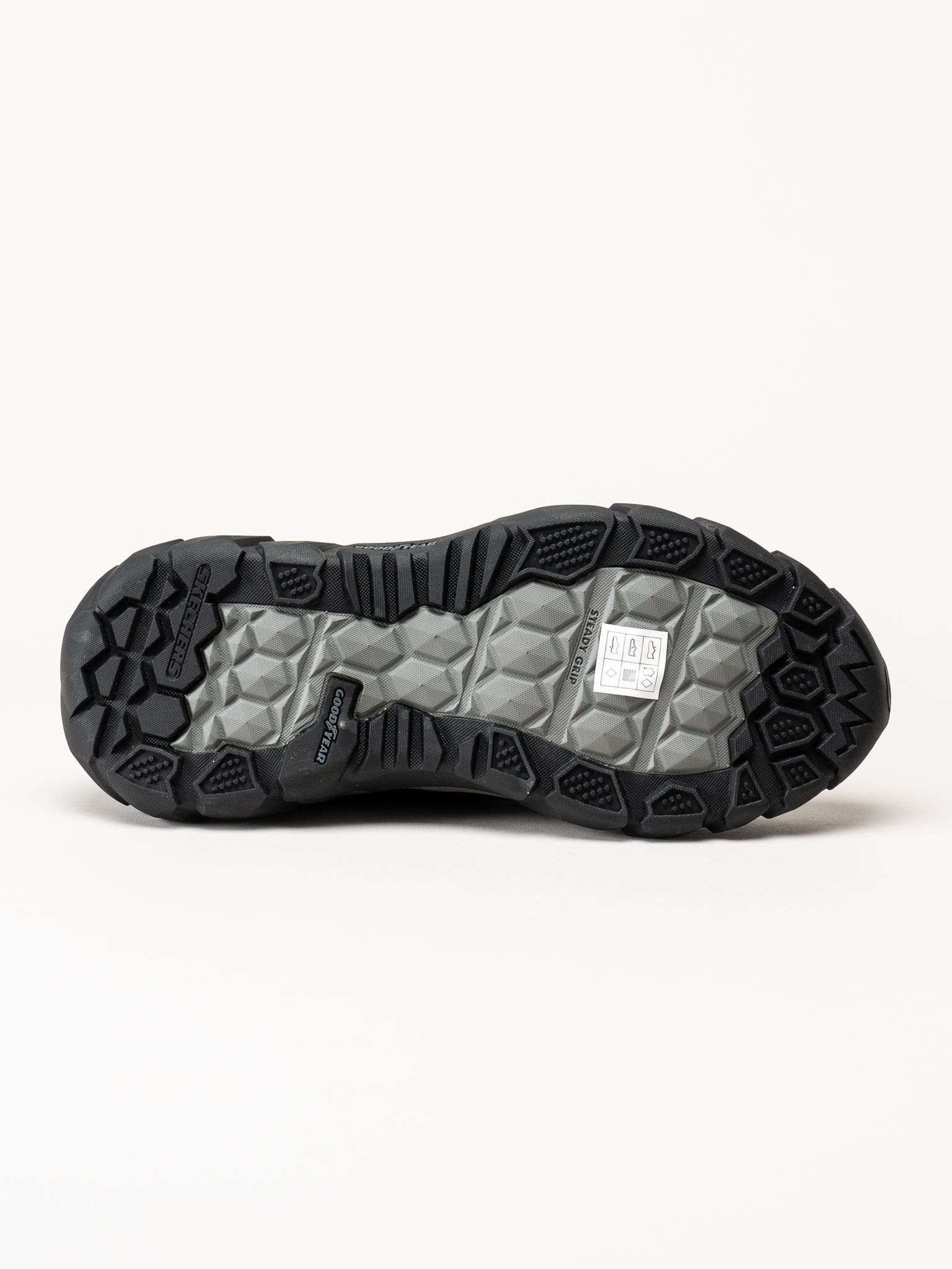 Skechers - Relaxed Fit - Svarta promenadskor