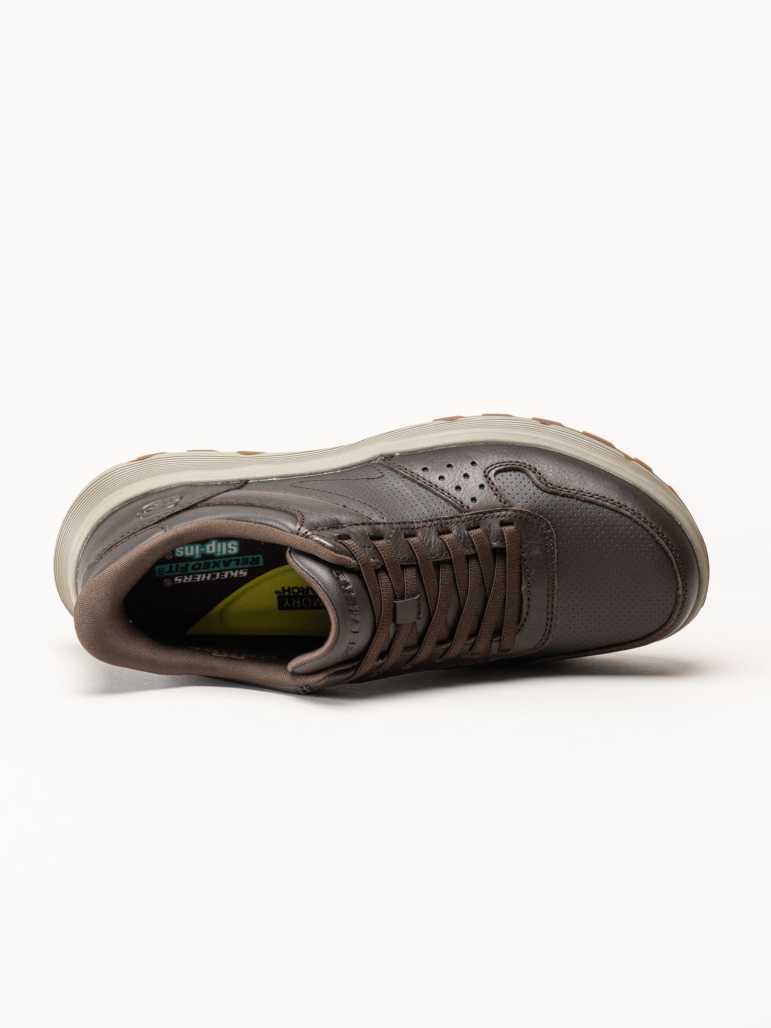 Skechers - Garza Ultra - Tyrell - Mörkbruna sneakers