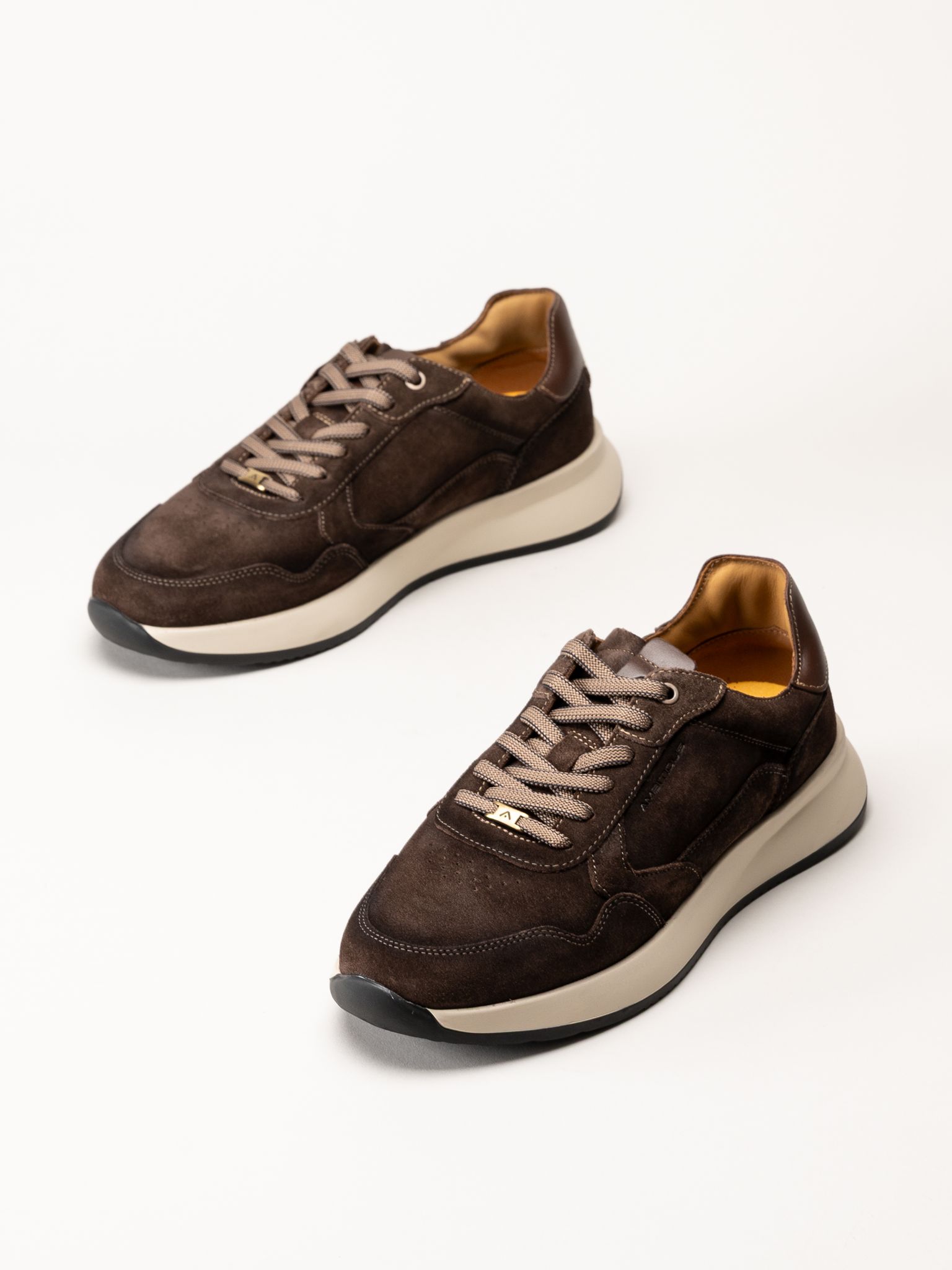 Ambitious - Ronnie - Mörkbruna sneakers