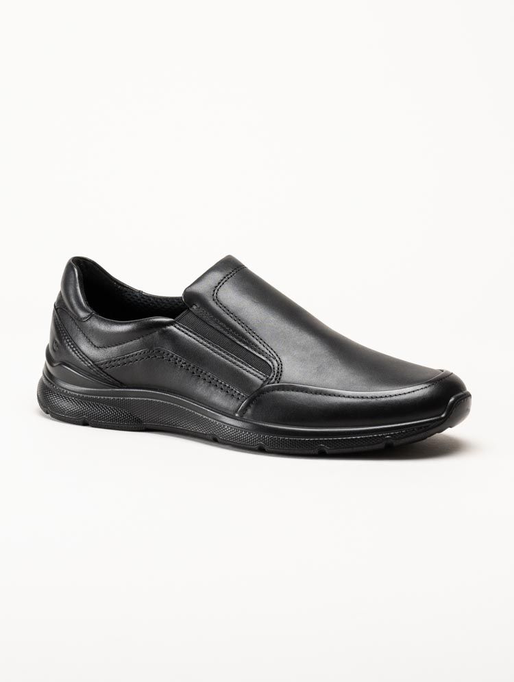 Ecco - Irving - Svarta slip on promenadskor