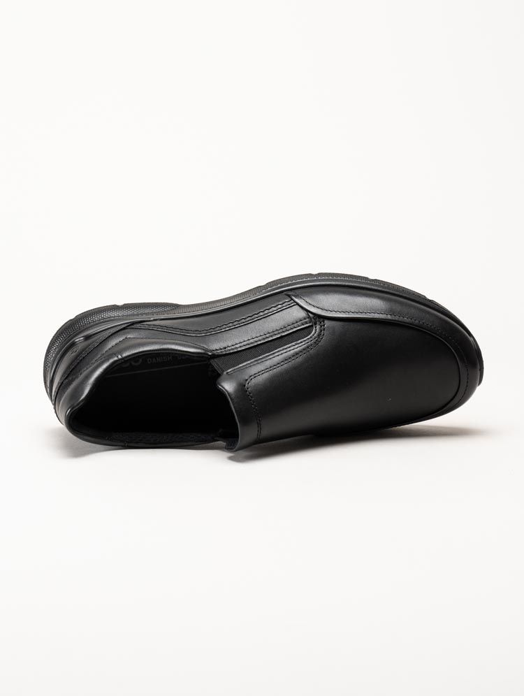 Ecco - Irving - Svarta slip on promenadskor