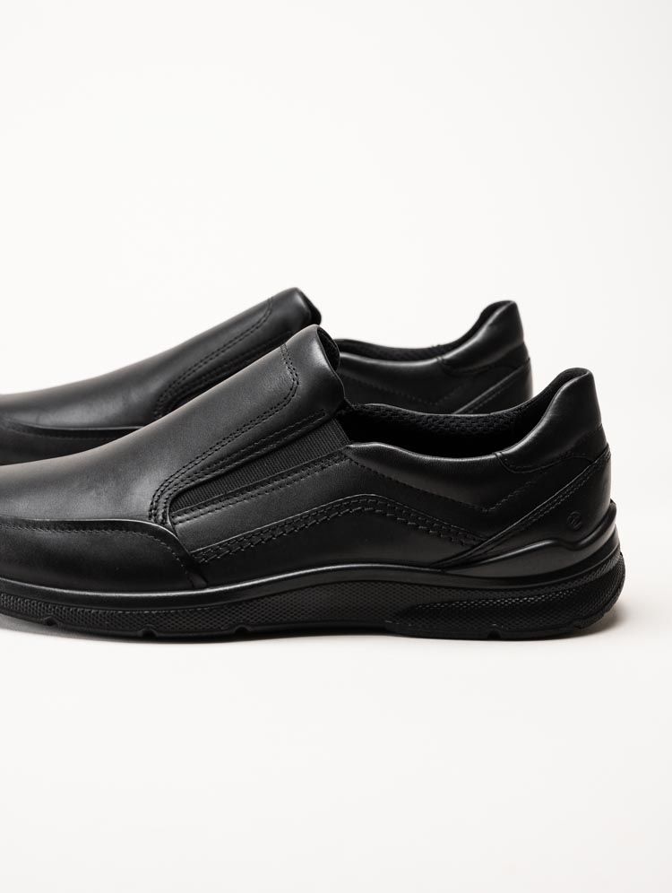 Ecco - Irving - Svarta slip on promenadskor