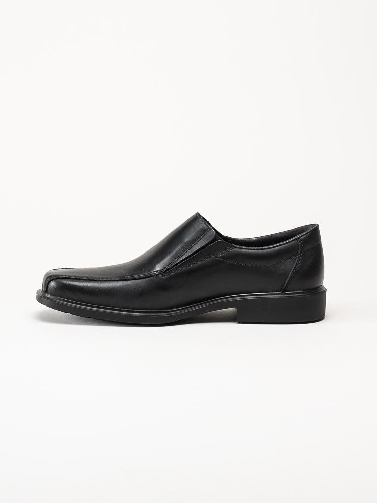 Rieker - Svarta slip on skor i skinn