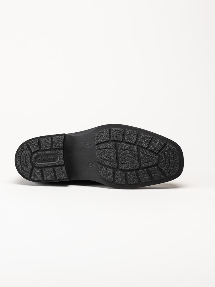 Rieker - Svarta slip on skor i skinn