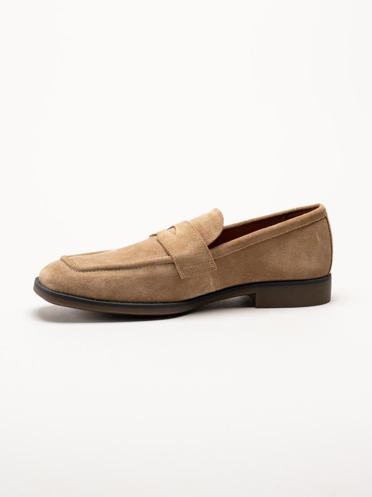 Vagabond - Troy - Beige loafers i mocka