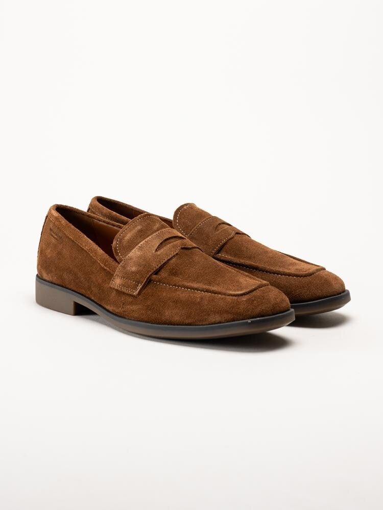 Vagabond - Troy - Bruna loafers i mocka