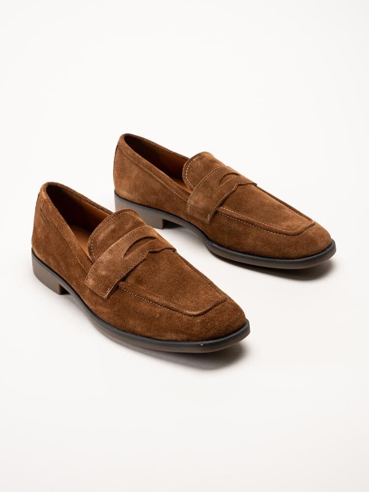 Vagabond - Troy - Bruna loafers i mocka