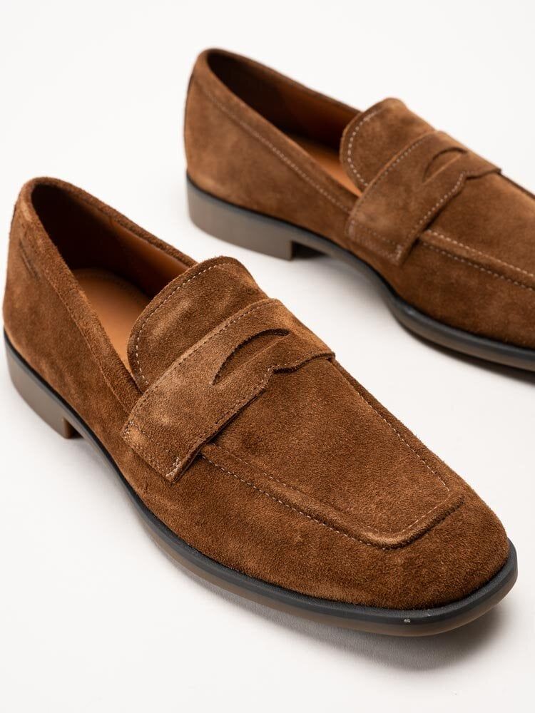 Vagabond - Troy - Bruna loafers i mocka