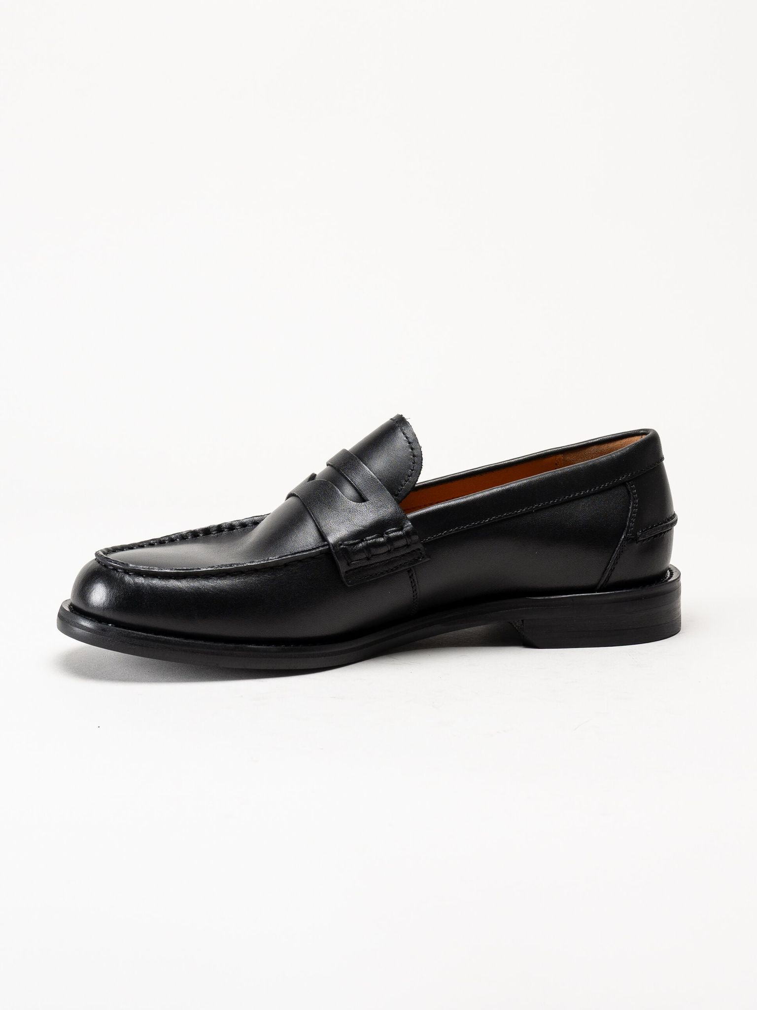 Vagabond - Steven - Svarta loafers i skinn