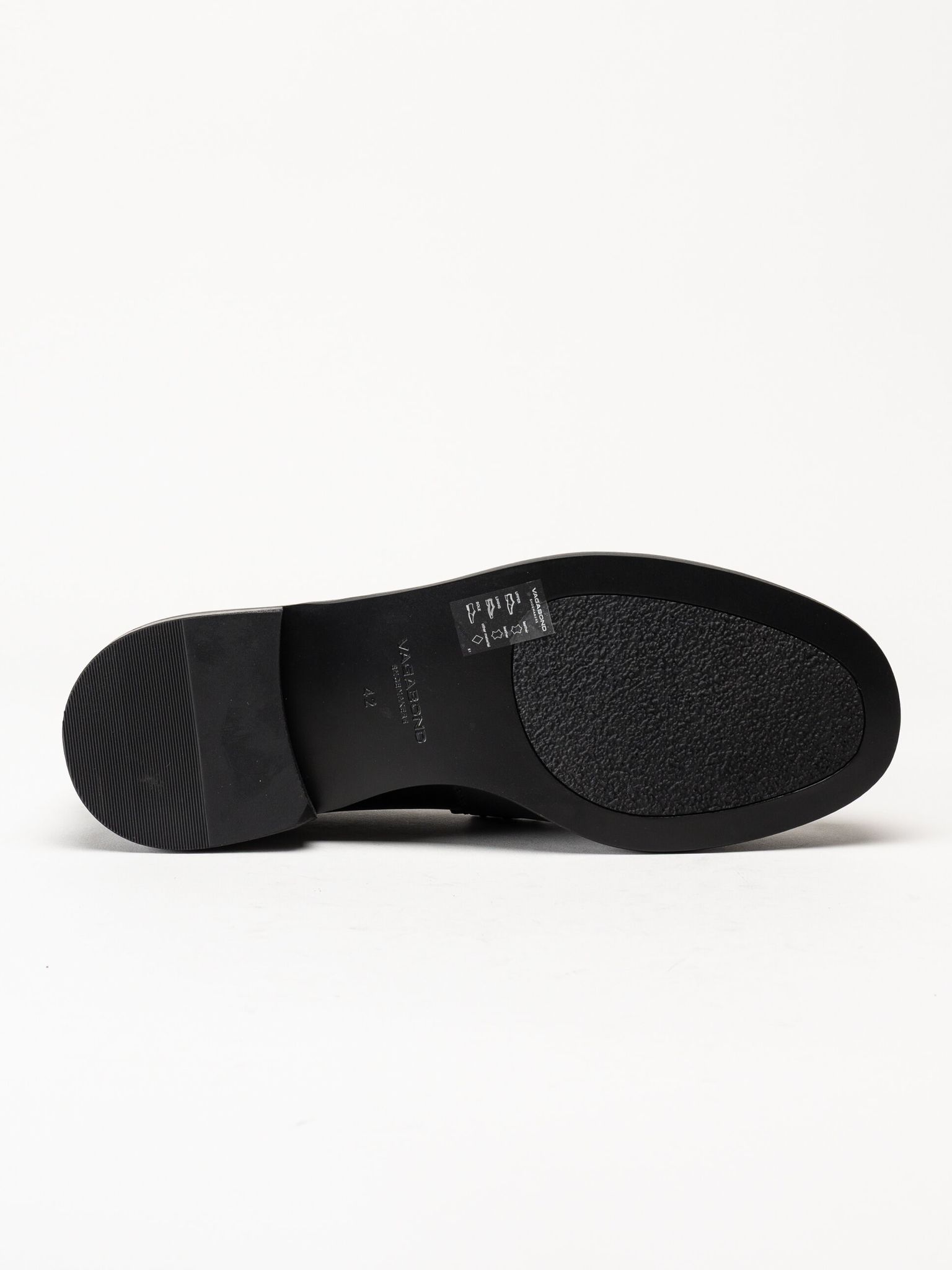 Vagabond - Steven - Svarta loafers i skinn