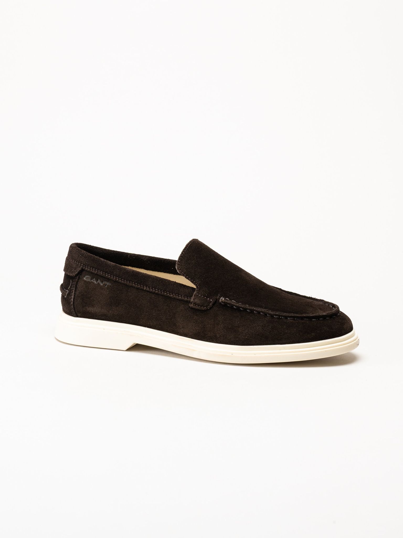 Gant Footwear - Boery - Mörkbruna loafers i mocka