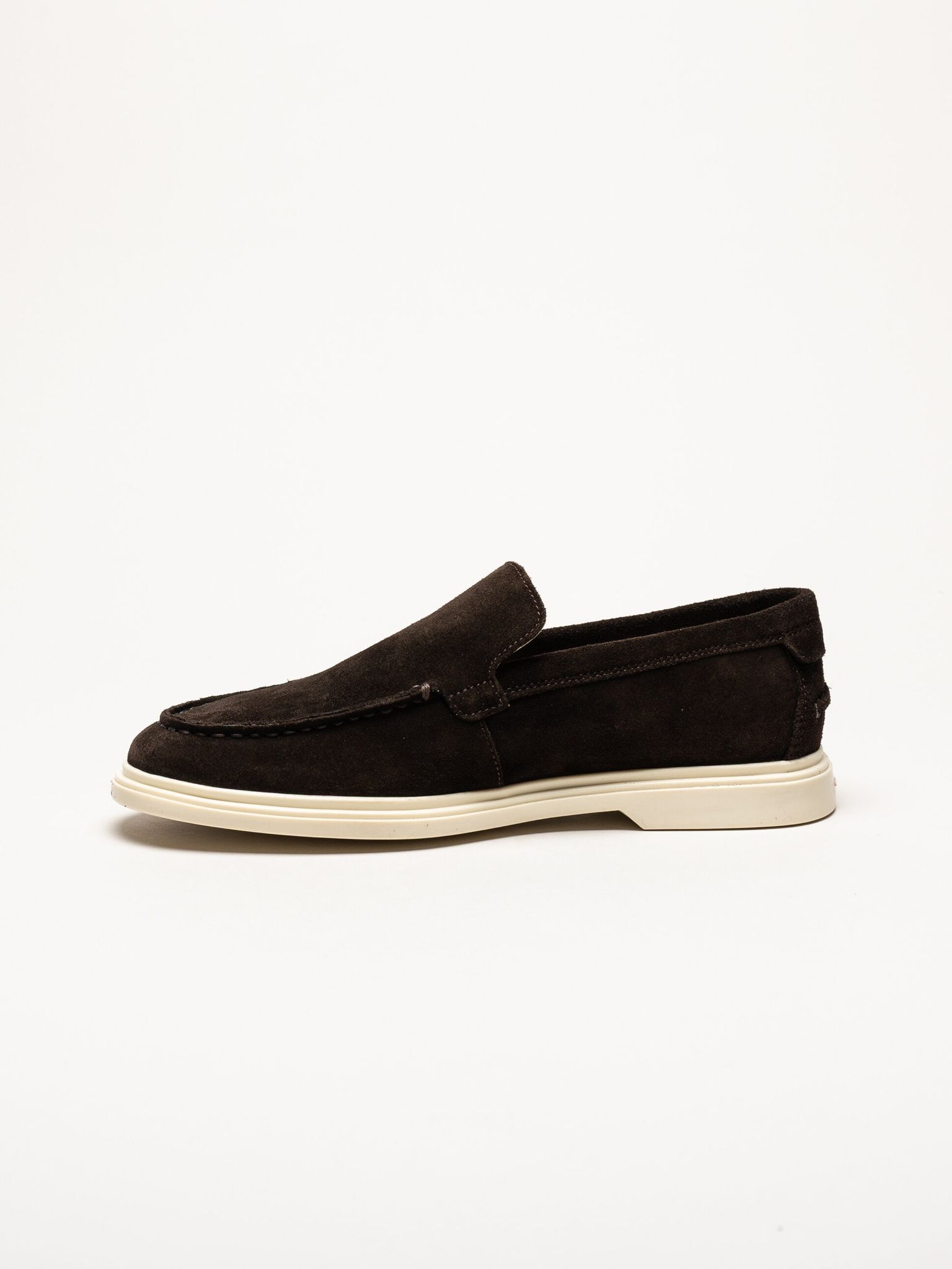 Gant Footwear - Boery - Mörkbruna loafers i mocka