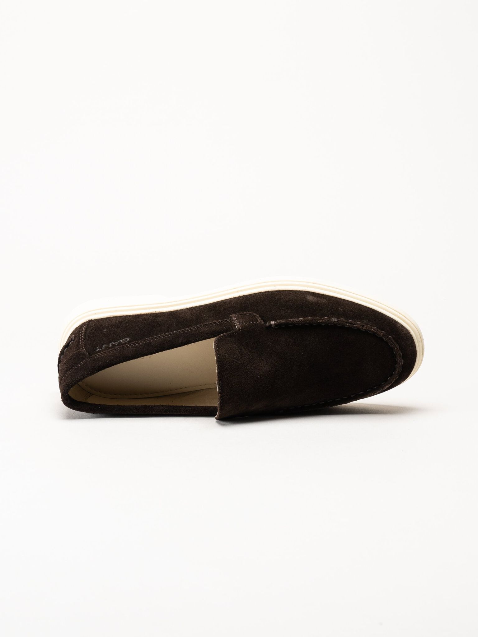 Gant Footwear - Boery - Mörkbruna loafers i mocka