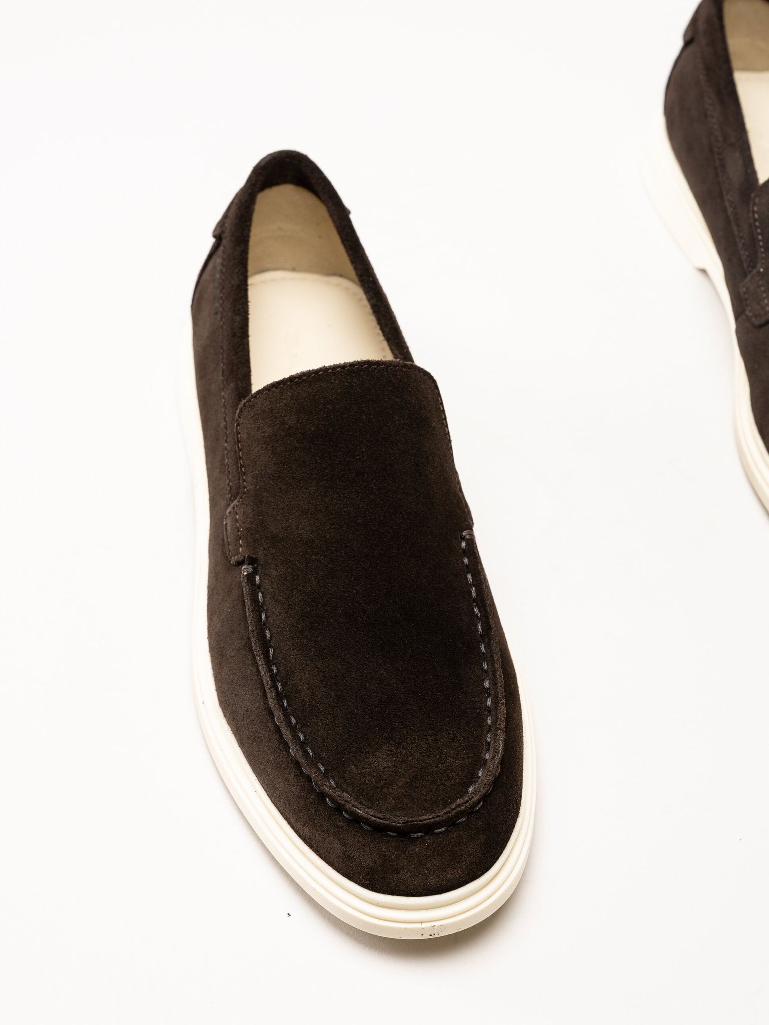 Gant Footwear - Boery - Mörkbruna loafers i mocka