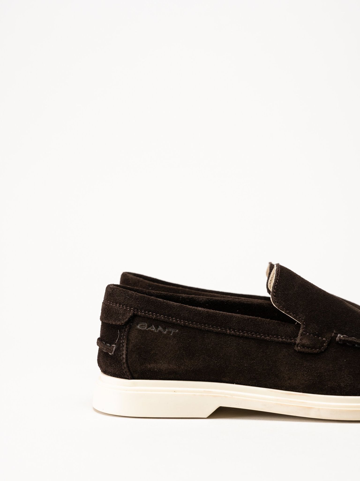Gant Footwear - Boery - Mörkbruna loafers i mocka