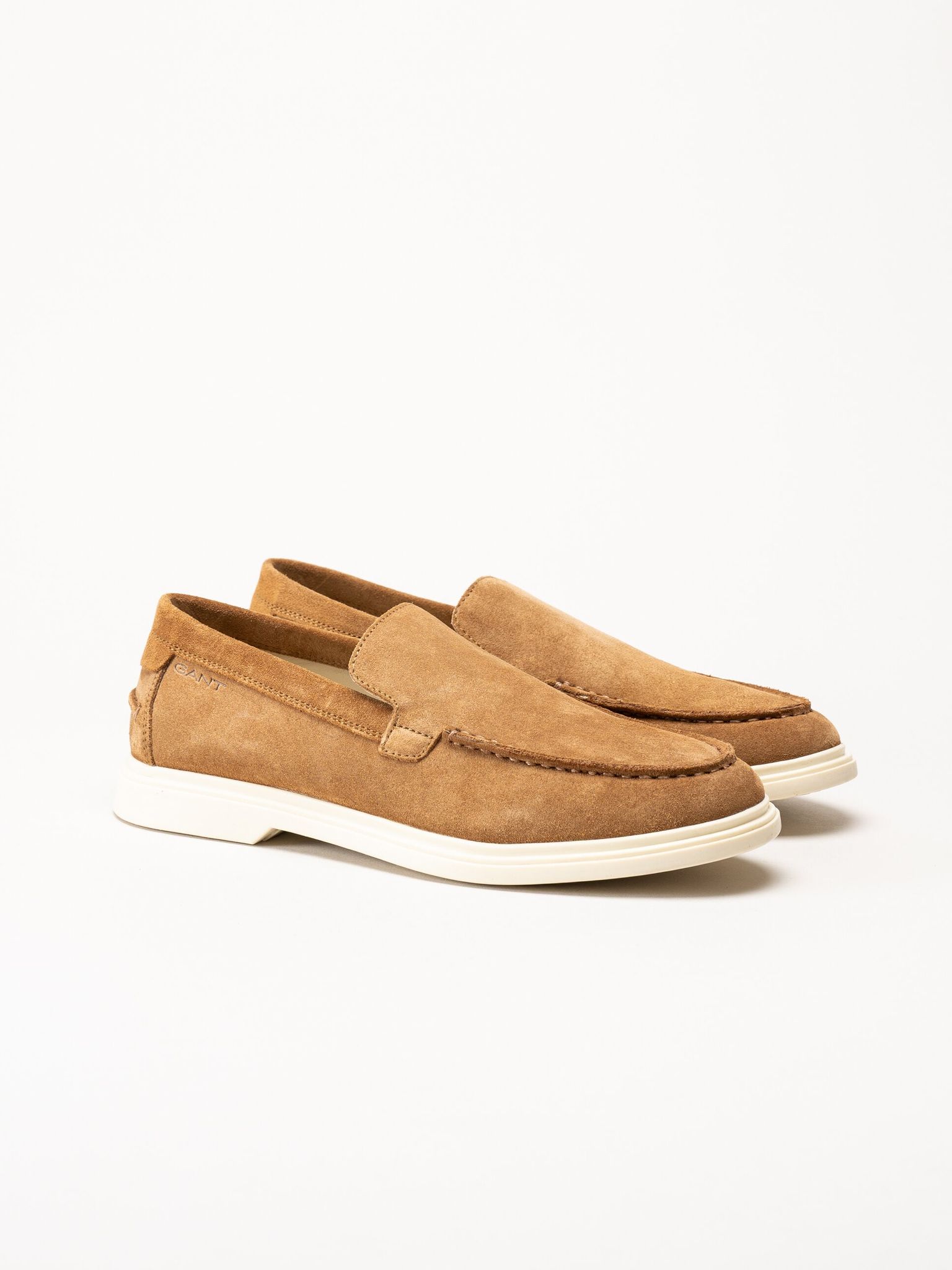 Gant Footwear - Boery - Ljusbruna loafers i mocka