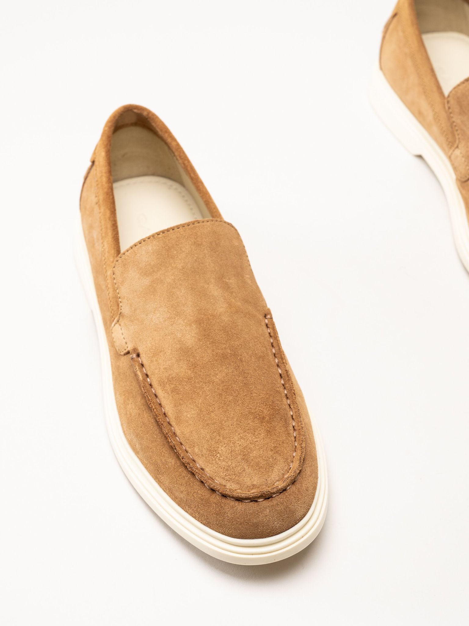Gant Footwear - Boery - Ljusbruna loafers i mocka