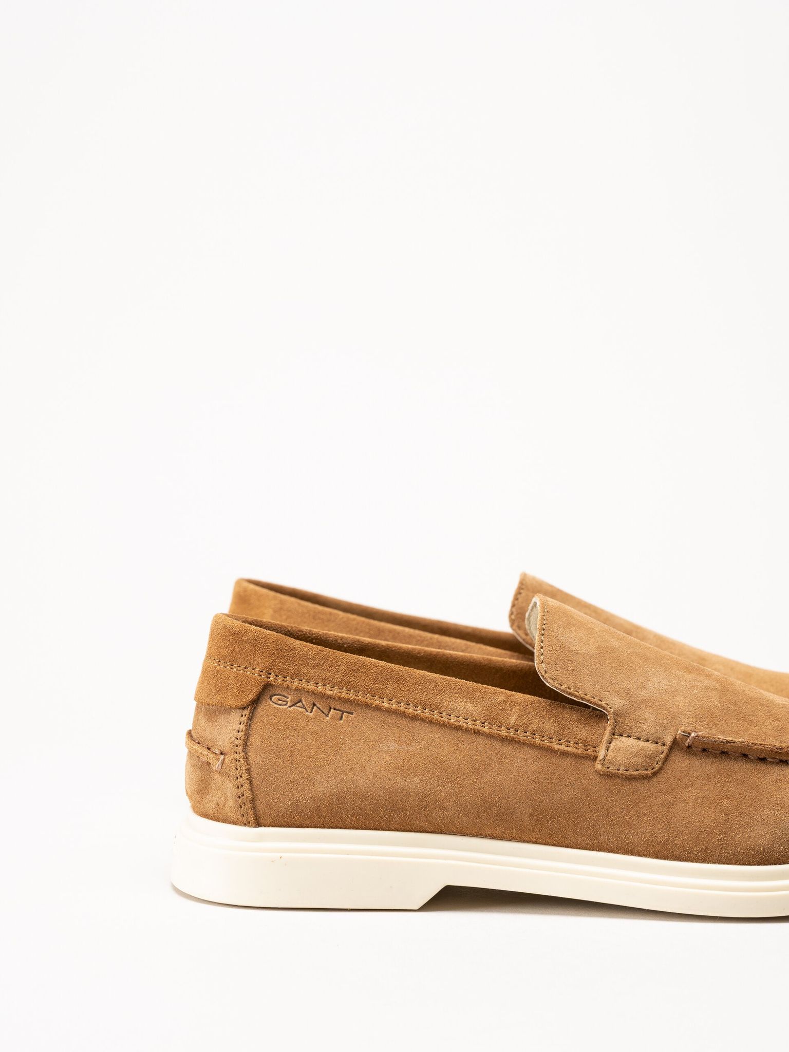 Gant Footwear - Boery - Ljusbruna loafers i mocka