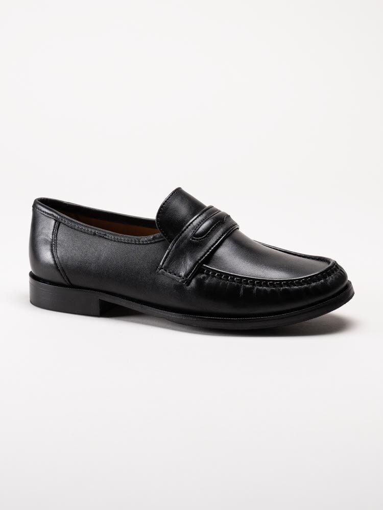 Marco Bossi - 48Sondrio1 - Svarta loafers i skinn