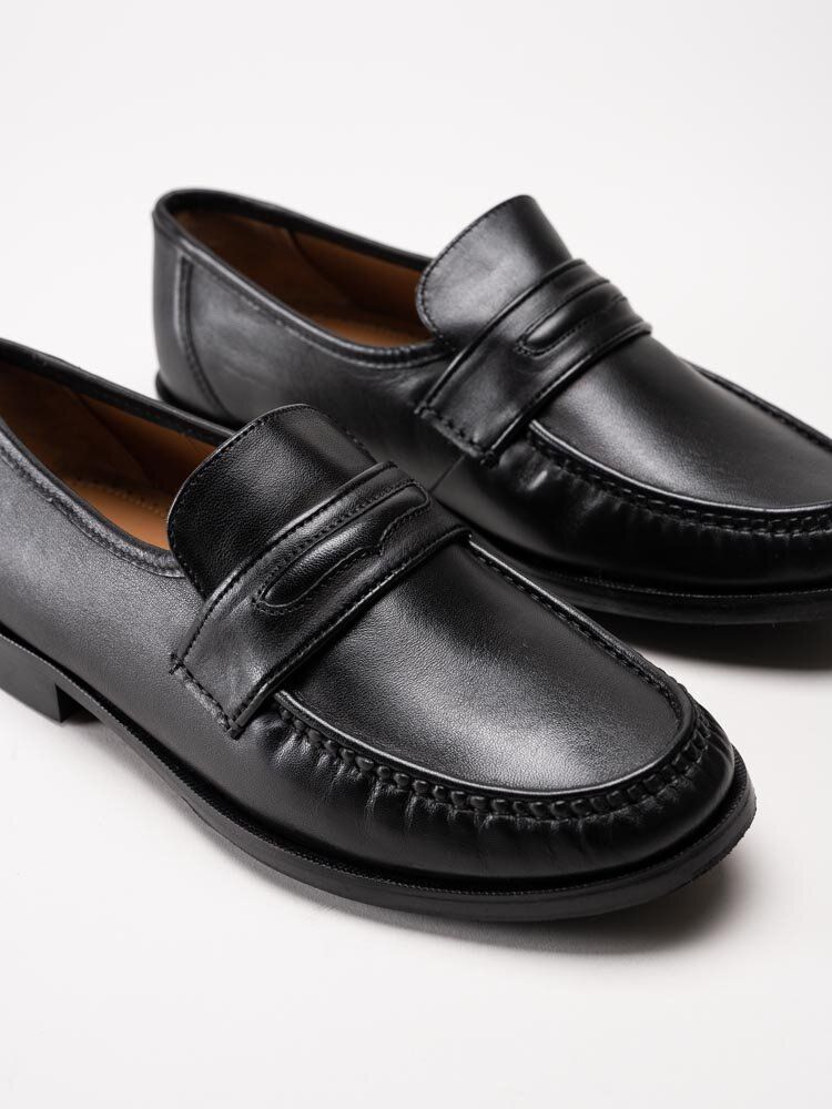 Marco Bossi - Svarta loafers i skinn