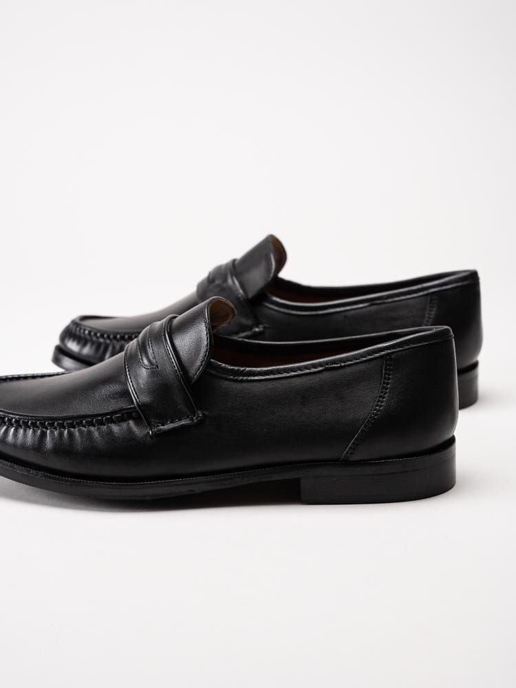 Marco Bossi - Svarta loafers i skinn