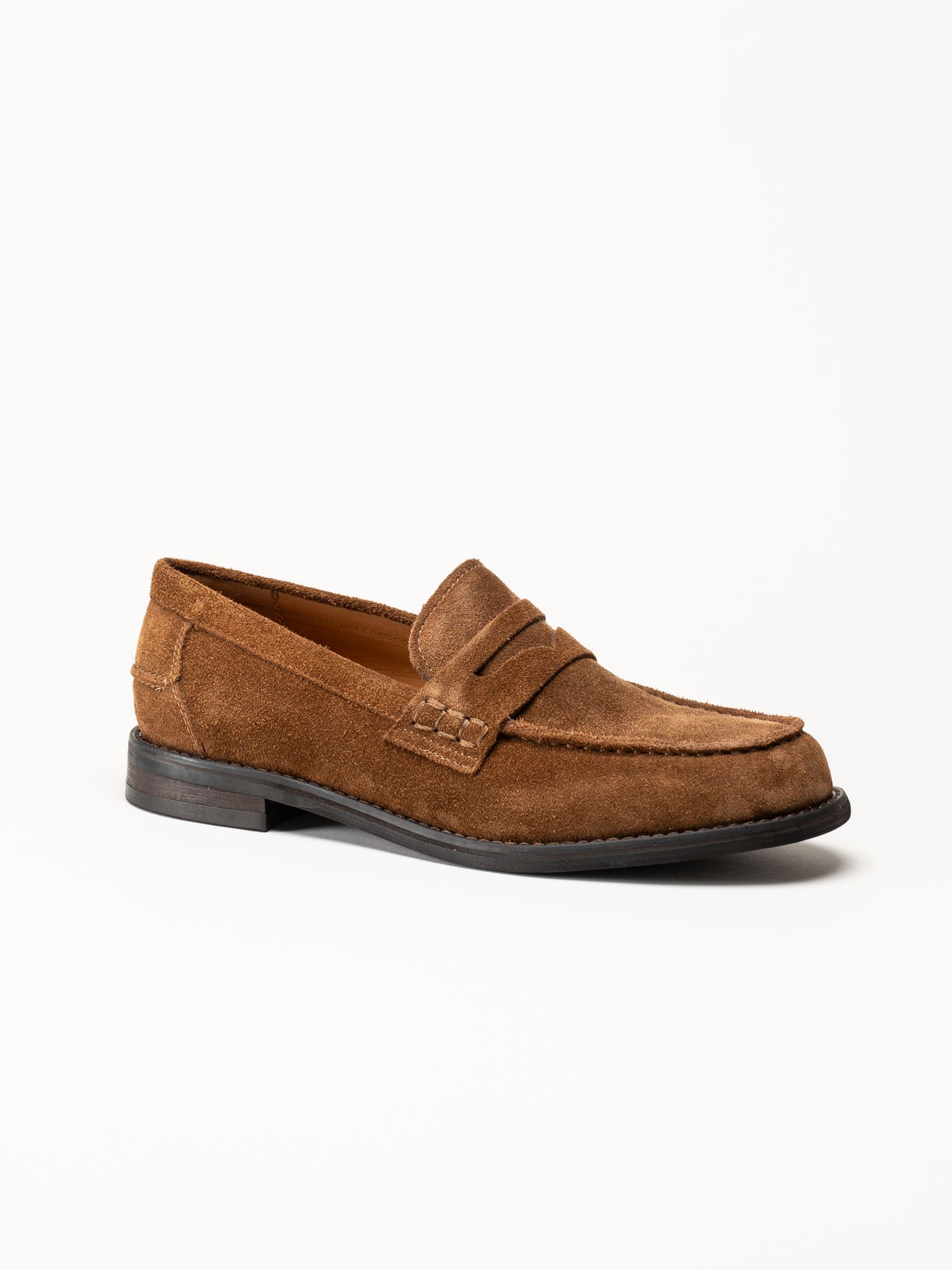 Vagabond - Steven - Bruna loafers i mocka