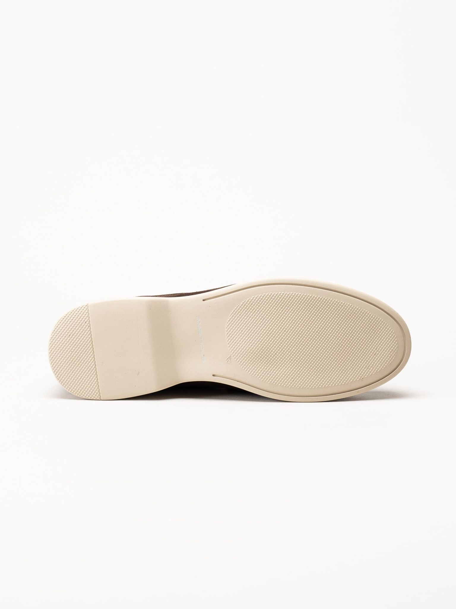 Ambitious - Mörkbruna pennyloafers i mocka