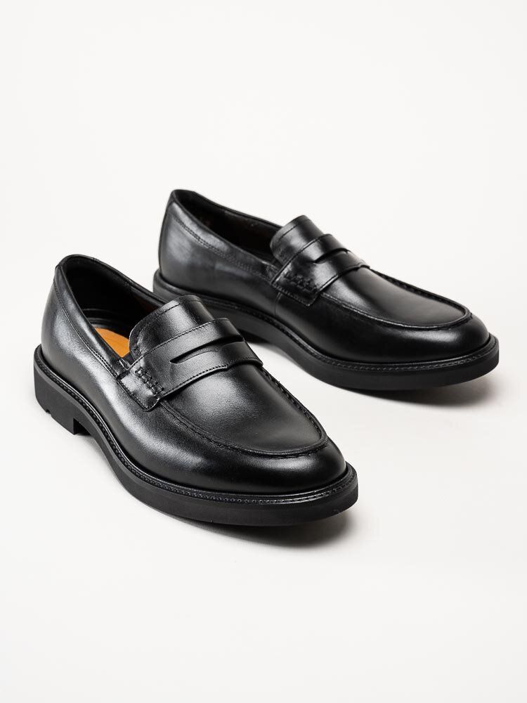 Ecco - Metropole London - Svarta loafers i skinn